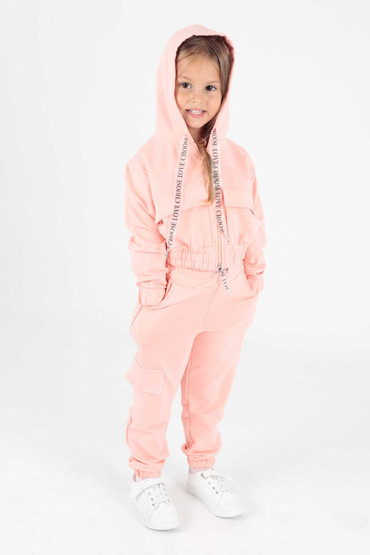 Girl's Tracksuit Set with Pockets Ak2234