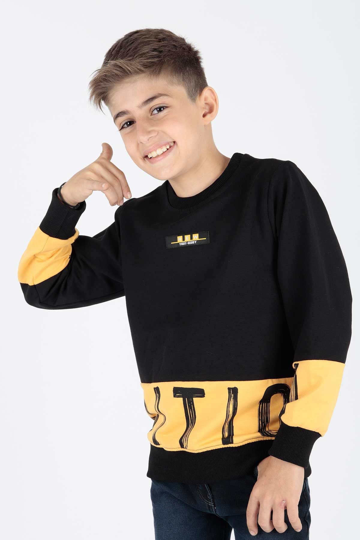 AHENK KİDS AK15121 MEN'S EDITION PRINTED SWEAT