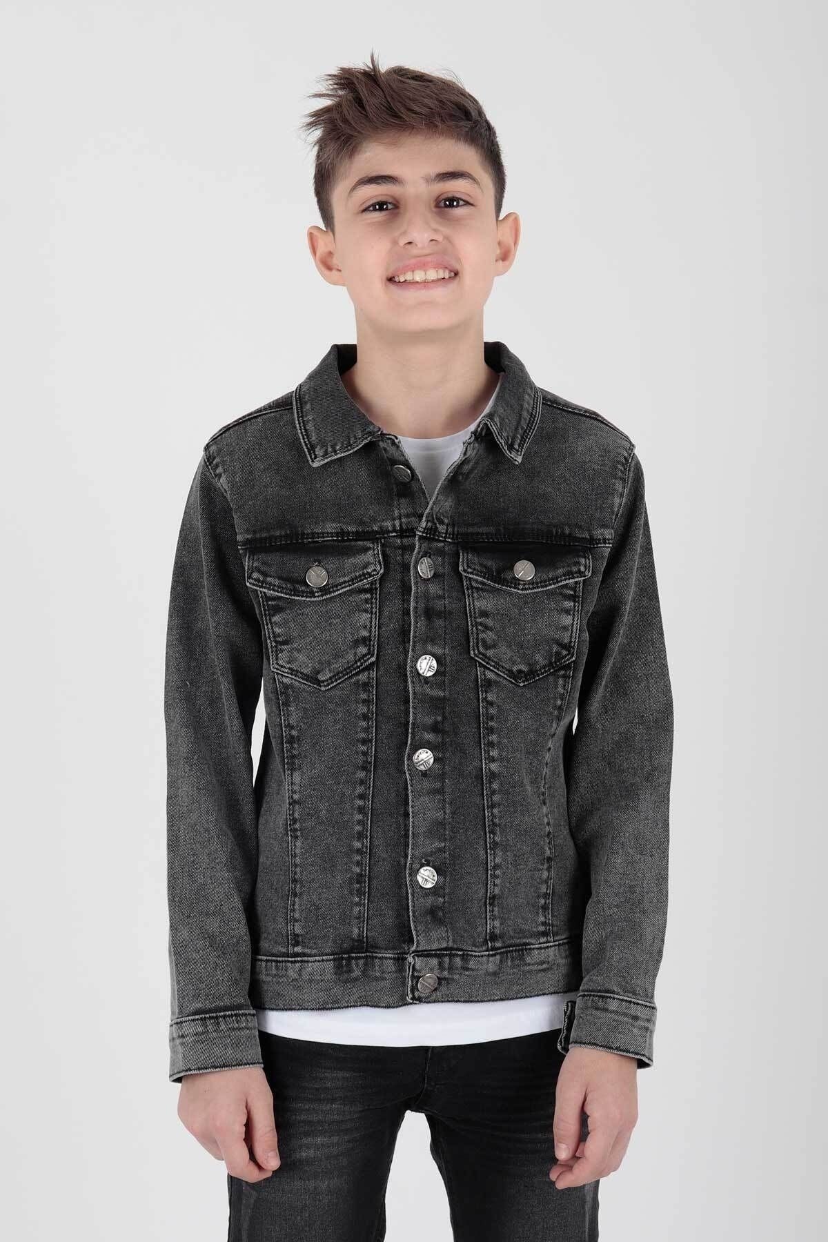 AHENK KİDS BOYS JACKET BOYS COTTON DENIM JACKET AK22133623