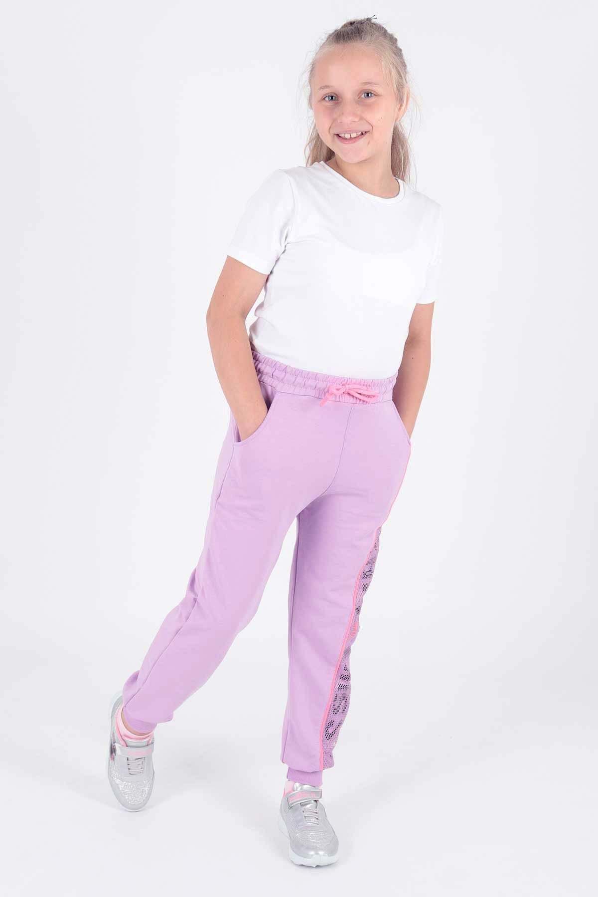 AHENK KİDS AK722463 GIRLS FASHİON PRINTED SWEATPANTS