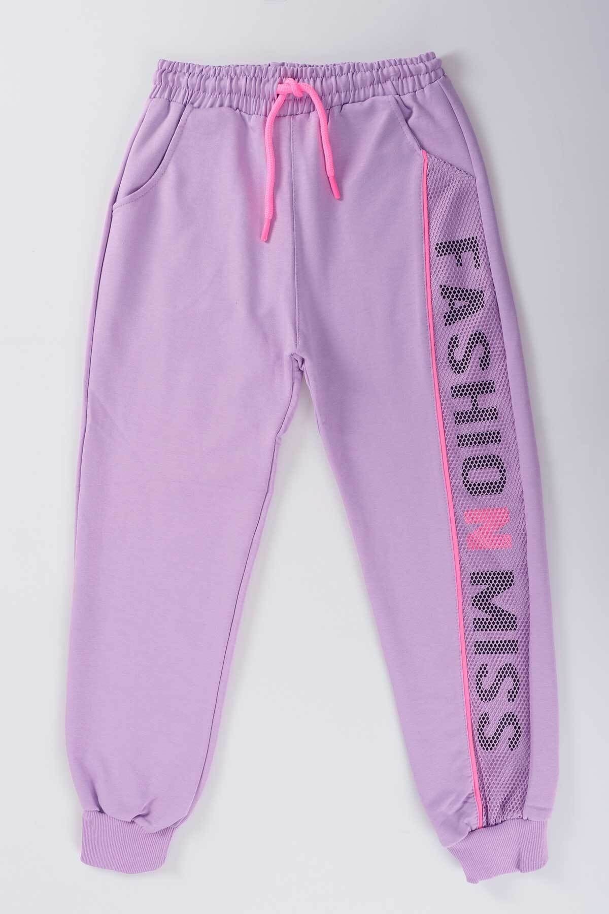 AHENK KİDS AK722463 GIRLS FASHİON PRINTED SWEATPANTS