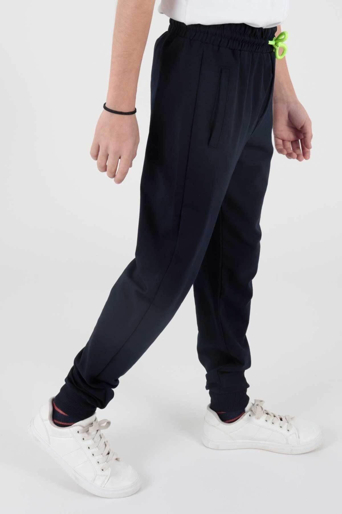 AHENK KIDS AK2093 BOYS NYC NEON CUFFED SWEATPANTS