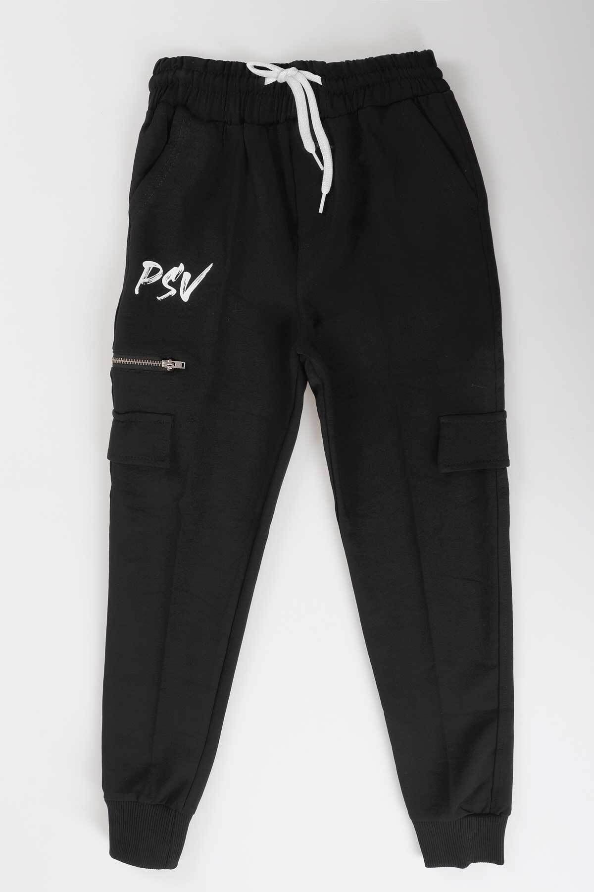 AHENK KIDS AK2087 BOYS PSV TRACKSUIT PANTS WITH ZIPPER CUFFS