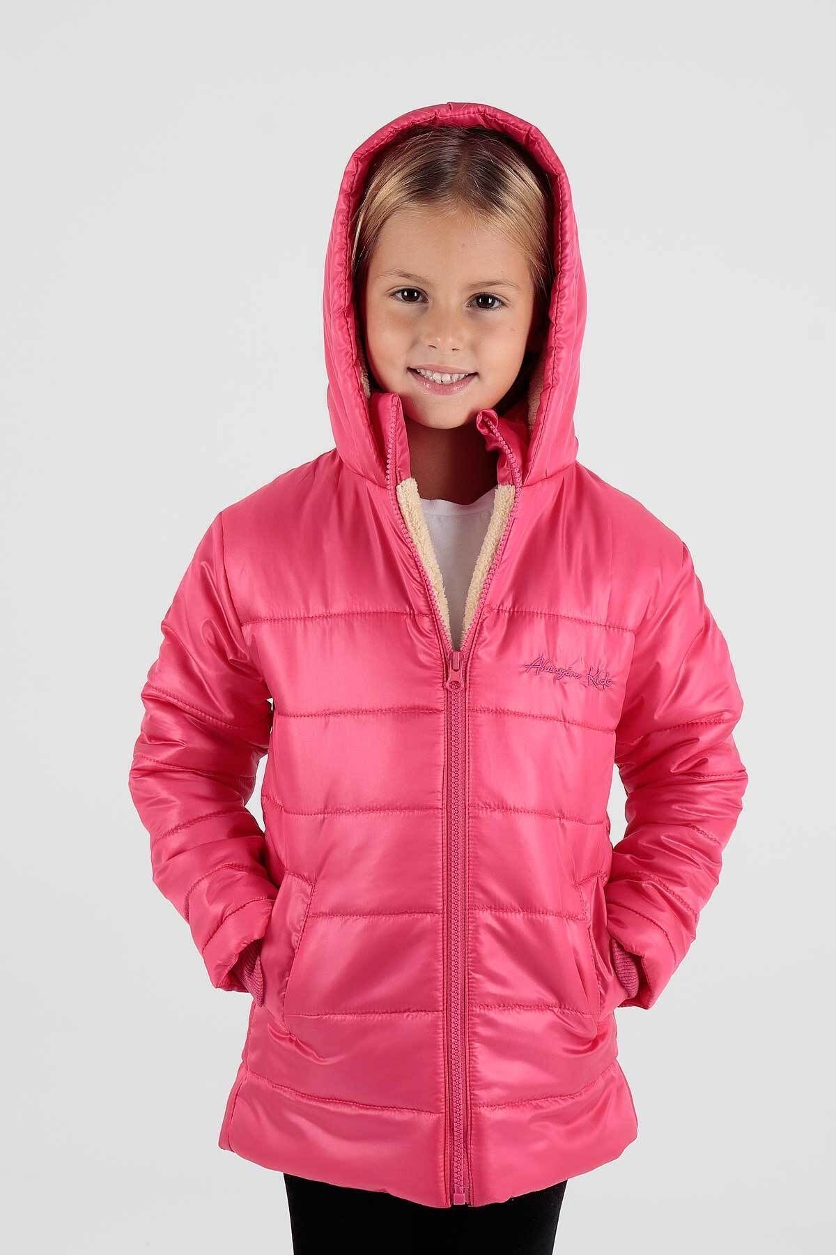 Girl's Coat with Welsoft Inside Girl's Coat Ak2236