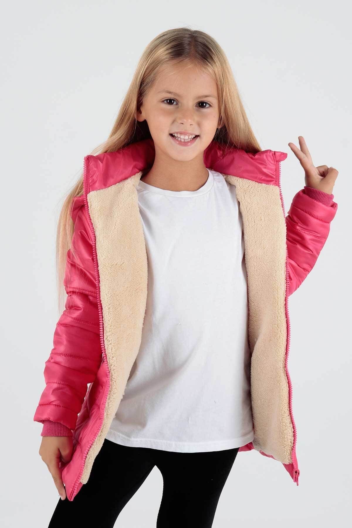 Girl's Coat with Welsoft Inside Girl's Coat Ak2236