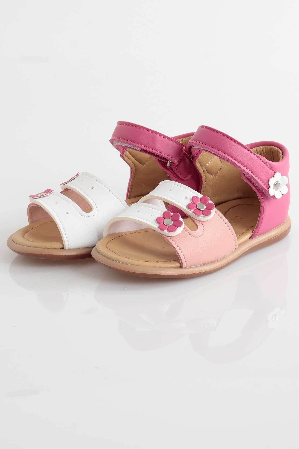 AHENK KİDS AK214 GIRLS' FLORAL SANDALS