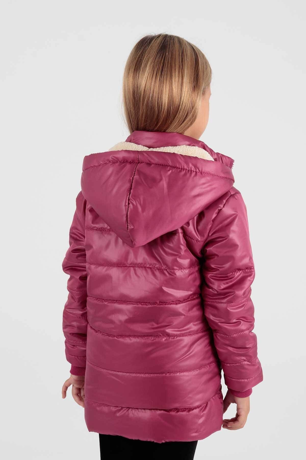 Girl's Coat with Welsoft Inside Girl's Coat Ak2236