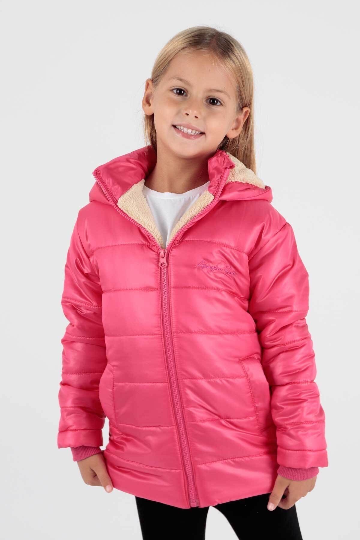 Girl's Coat with Welsoft Inside Girl's Coat Ak2236